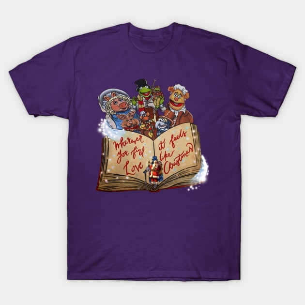 the muppet christmas carol vintage santa clause T-Shirt by unknow user